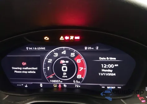 2019 Audi S5 3.0T Premium z USA, uszkodzony, nr VIN WAUB4CF56KA099838